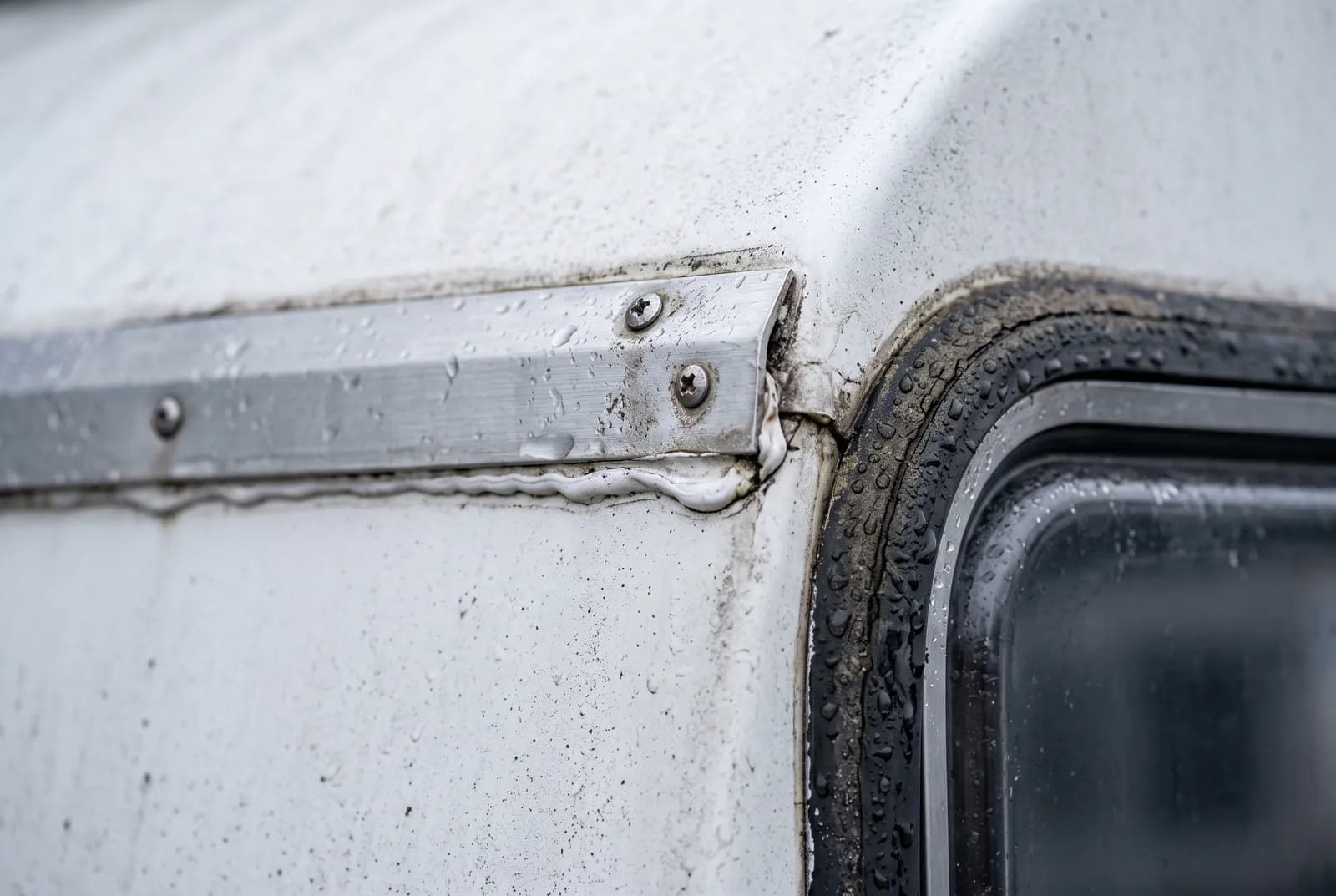 Detail van een Dethleffs